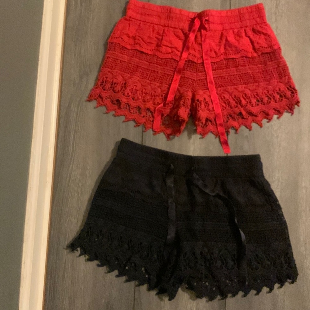 2 pairs of shorts; size small